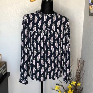 LOFT Blue Blouse